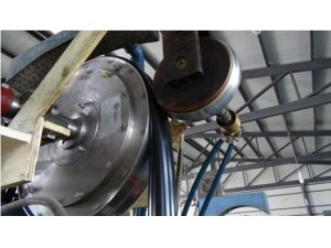 亞飛牌成型輪測(cè)試現(xiàn)場(chǎng)